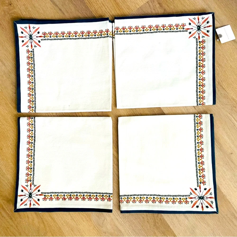 NWT! Anthropologie Mimi Thorisson Italian Hours Napkins, Set of 4 on Poshmark!